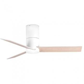 Mini Ventilatore a Soffitto 90cm Bianco con Tocco Verde