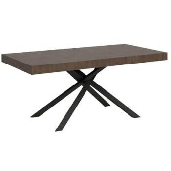 Tavolo Karida 180 X 90 Cm Allungato 284 Cm / Noce - Gambe Antracite