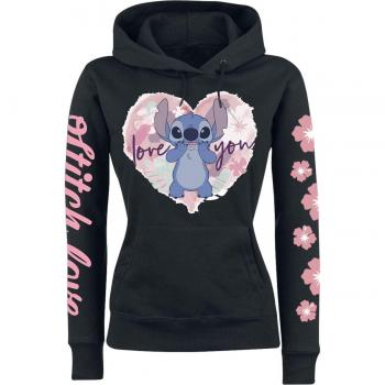 Sudadera Love You de Lilo & Stitch – Negros XL