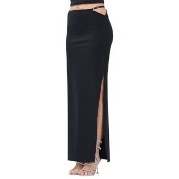 Gonna Skinny Jersey Caviglia Nera