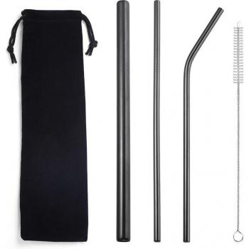 Eco-Friendly Stainless Steel Boba Straws