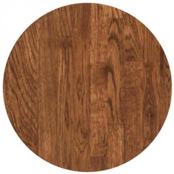 Top per tavolo Marrone scuro Ø 30 x 4 cm Legno di rovere robusto
