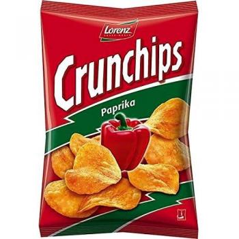 Paprika Crunchips von Lorenz – 175 g, 10 Packungen