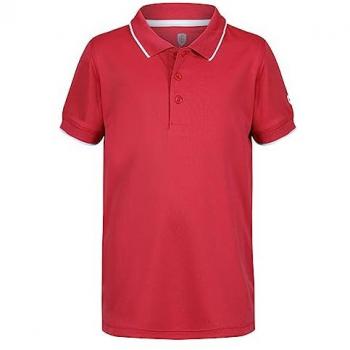 Red 13-Year-Old Performance Stretch Golf Polo by Island Green Boy’s