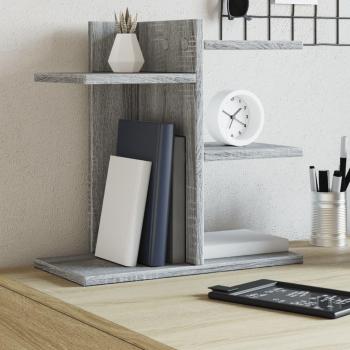 VIDAXL Organizer Scrivania Grigio Sonoma 42x21,5x42 Cm Multistrato