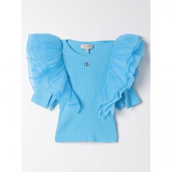 Pull TWINSET Enfant Turquoise 14
