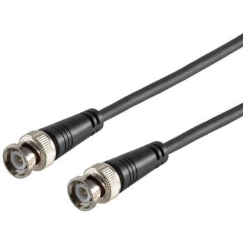 MicroConnect RG‑58 20 m Black Coaxial Cable (BNC Connector)