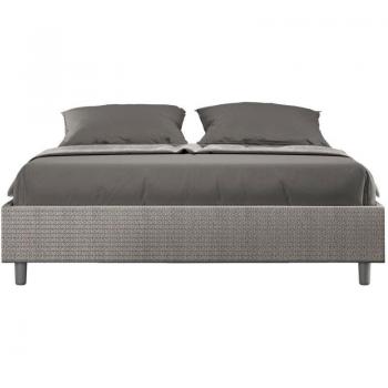 Cama Somier Lona 160x200 Gris Laberinto 02 Azelia