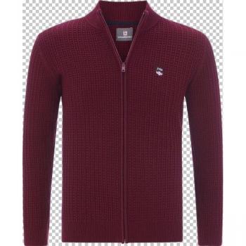 Strickjacke ONERVA Herren – Rot (Dunkelrot) 3XL