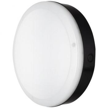 Black LED Surface Bulb – 15W Emergency Sensor