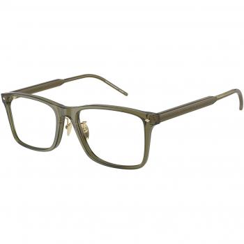Giorgio Armani AR7258F Asian Fit 6074 Men's Eyeglasses Green Size 55 - Blue Light Block Available