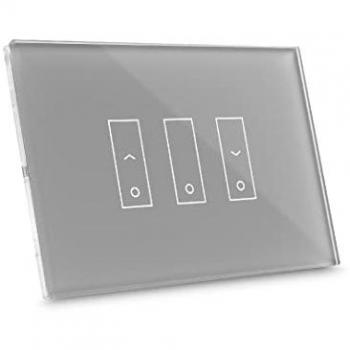 Interruttore Intelligente Smart Per Tende E Tapparelle I3S Plus Grigio - In Vetro (Lsw2I3Sg)