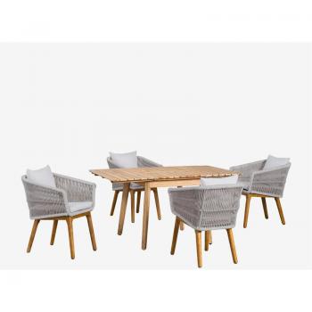 Juego de Comedor Naele y Sillas Barker