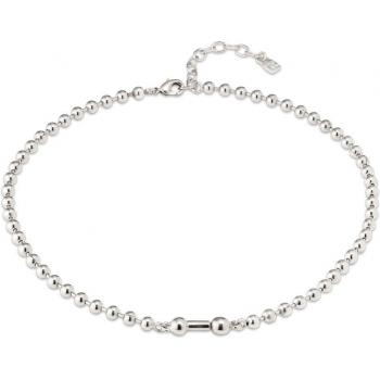 Collar corto bañado en plata de ley
