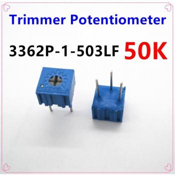 15PCS 3362P 50K Variable Resistors Set