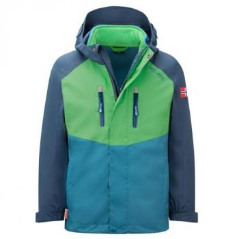 Chaqueta 3 en 1 para niños Trollkids Bryggen Azul
