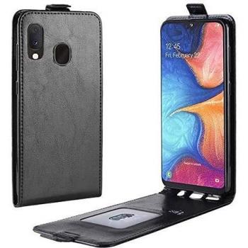 Pokrowiec z Kieszenią na Karty do Samsung Galaxy A20e - Czarne