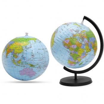Globo Geográfico Inflable 30 cm para Niños