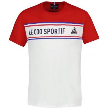 Camiseta Le Coq Sportif Tri Nº2 Blanco Rojo Azul Infantil