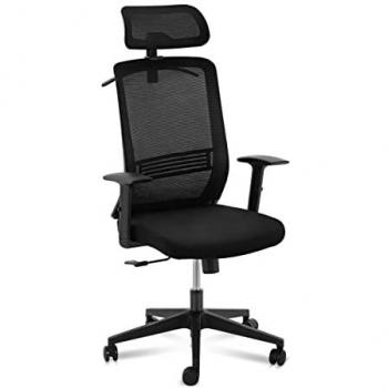 Fromm & Starck Mesh Back Office Chair - Headrest - 50 x 61 cm Seat - Supports up to 150 kg - Black