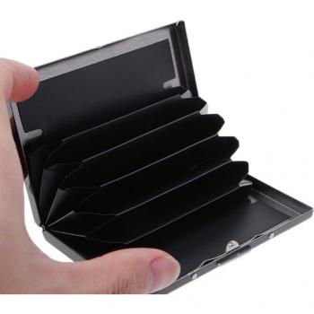Black Stainless Steel ID Card Holder