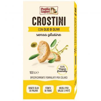 Puglia Sapori Crostini Olio Oliva 100 g