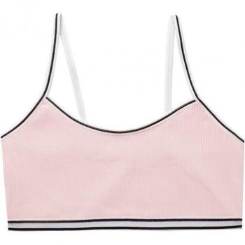 Bralette Sin Aros de Hilo Acordonado para Adolescentes - Diseño Patchwork
