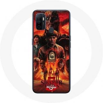 Oppo A53 Flexible Black Case by Maniacase – Stranger Things Season 5 Design