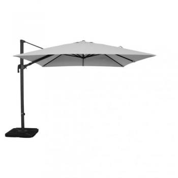 Giordano Ombrellone Decentrato 3m x 3m – Nettuno Lux in Alluminio Nero