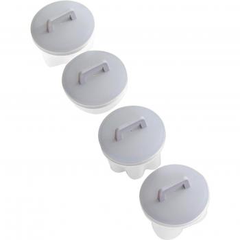 EcoEgg Hearts: 4‑Piece Baking Mold Set