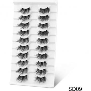 Cils en Vison 3D entrelacés – 4/10 paires