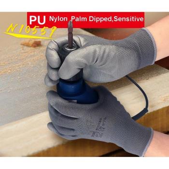 Anti-static Gray Nylon Gloves