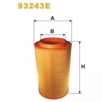 Luftfilter WIX 93243E – Universal 267 mm (DAF, GINAF, Tatra)