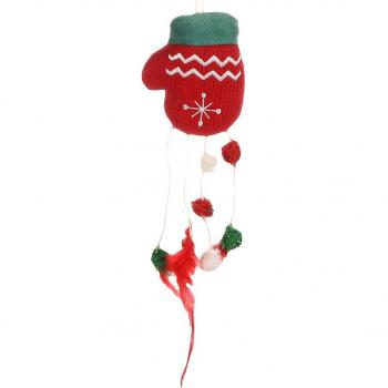 Flamingo Navideño Juguete para Gatos Guante con Plumas Mixxa