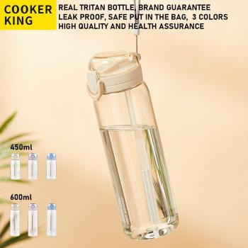 Chef’s Choice Tritan Water Bottle – 450 ml / 600 ml, Leak‑Proof, Toxin‑Free
