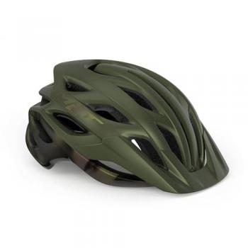 Casco MET Veleno oliva iridiscente - S