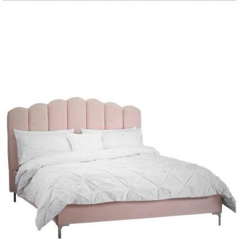 LPD Willow 4ft6 Pink Fabric Bed Frame