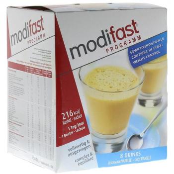Vanillette Modifast Getränkepulver, 8×55 g