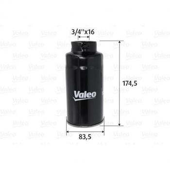 Filtro de gasolina VALEO 587757