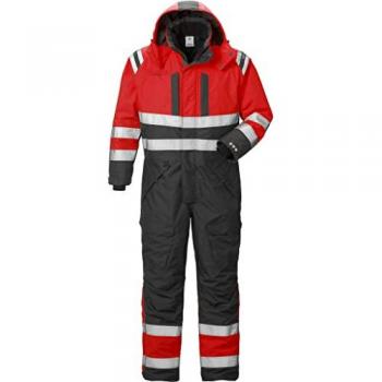 HighVis Airtech® Winteroverall 8015 GTT Warnschutz-Rot/Schwarz