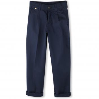 Chino uni BOSS Garçon 10A Bleu