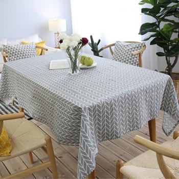 Gray Arrows Tablecloth