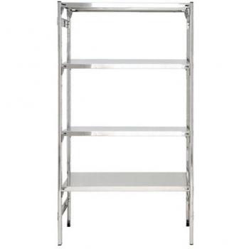 Scaffalatura lineare in acciaio inox 80x60x180h