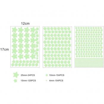 Glow-in-the-Dark Moon and Stars Wall Decals