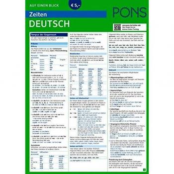 PONS - Auf einen Blick - Zeiten Deutsch