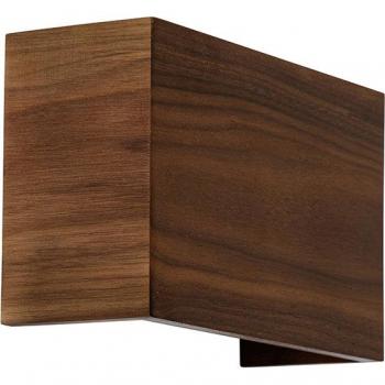 Qazqa Applique Rustico Marrone Allungato G9 Max 2x2,5 Watt