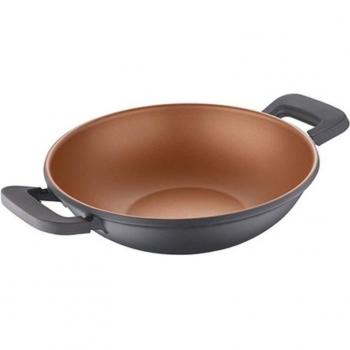 Sartén Wok San Ignacio Bronze 32 cm Aluminio Fundido