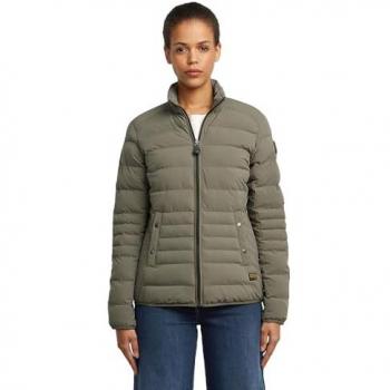 Abrigo Foundation Padded Verde M – Casual Poliéster