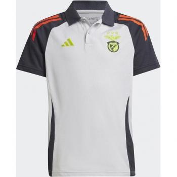 Camiseta de entrenamiento de fútbol para niños Benfica 24/25 blanca