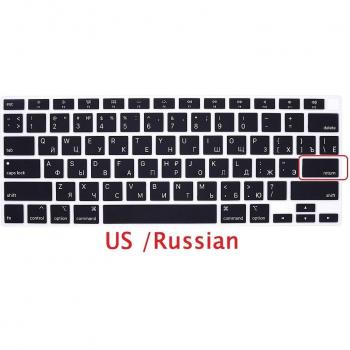 Soft Skin for MacBook Air 13 M1 A2337 Russian EU Keyboard Cover